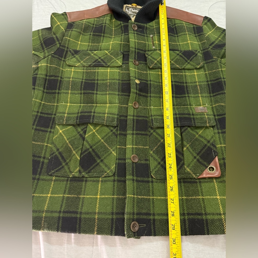 Timberland Abington Wool & Leather Jacket Limited exclusive edition Mens Sz XL - Picture 15 of 16